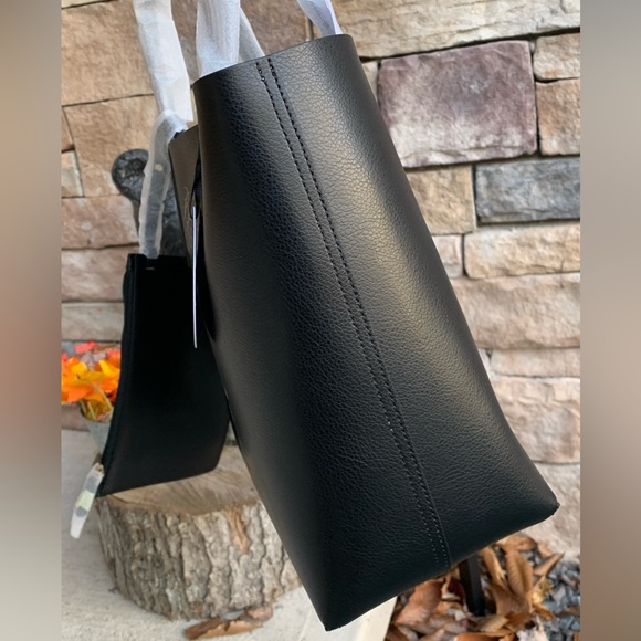 Authentic KATE SPADE Reversible leather Beauty and the beast  tote/Wristlet - Picture 8 of 13